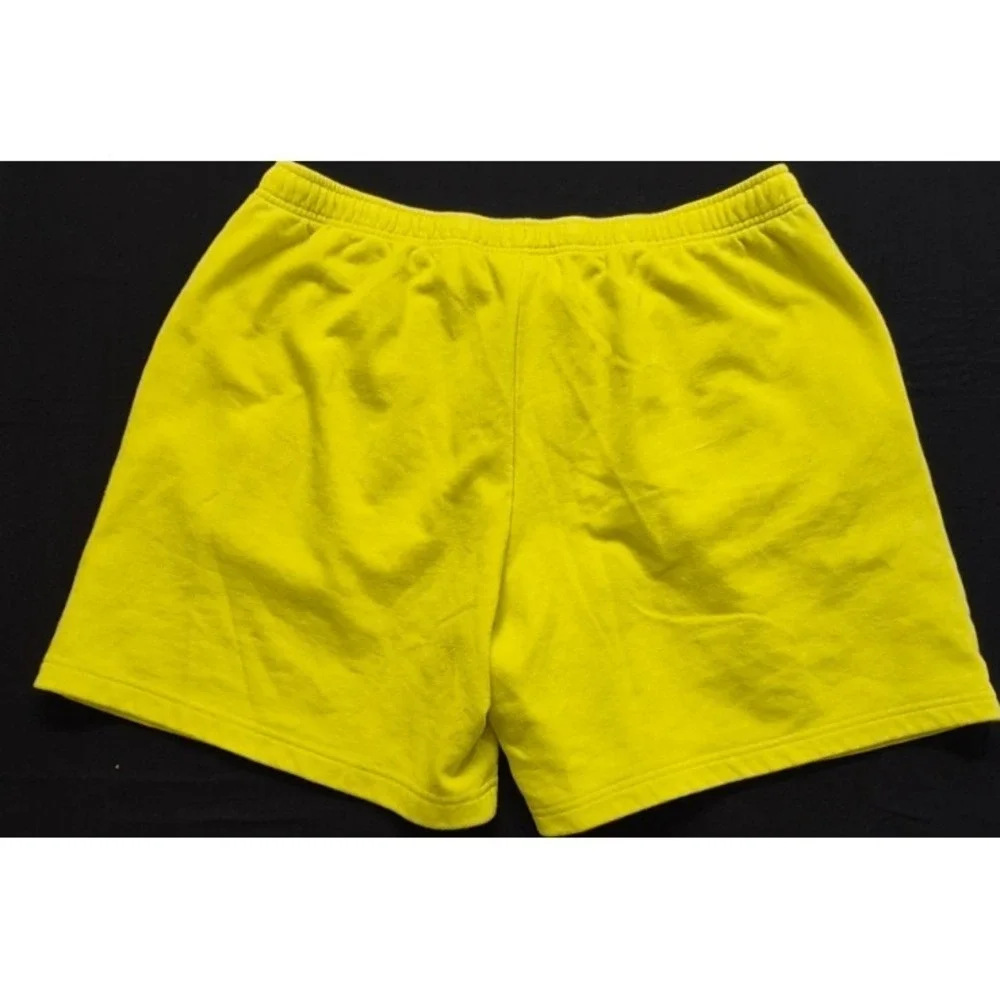 The North‎ Face Never Stop Exploring Shorts men's XXL yellow drawstring fleece